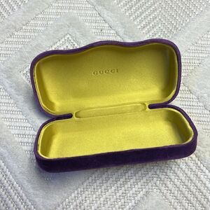 GUCCI - Purple Velvet Glasses Case